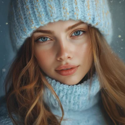 Cozy Winter Portrait