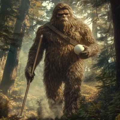 Bigfoot in the Forest