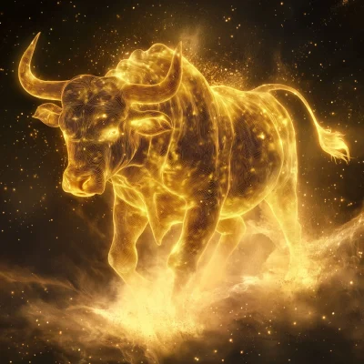 Golden Taurus Charging Astrology