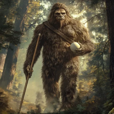 Bigfoot in the Forest