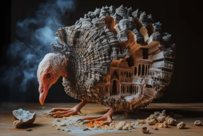 Surreal Turkey Dinner