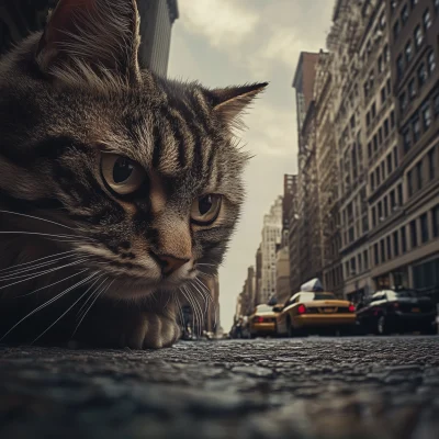 Oversized Cat in New York