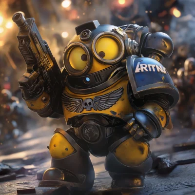 Minion in Space Marine Armor