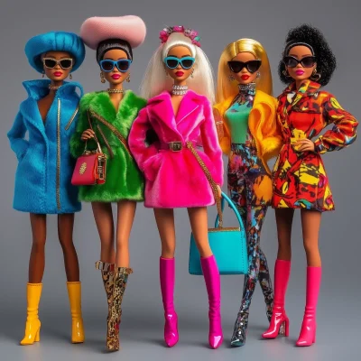 Diverse Fashion Barbie Dolls