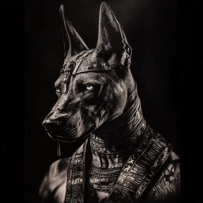 Portrait of Anubis