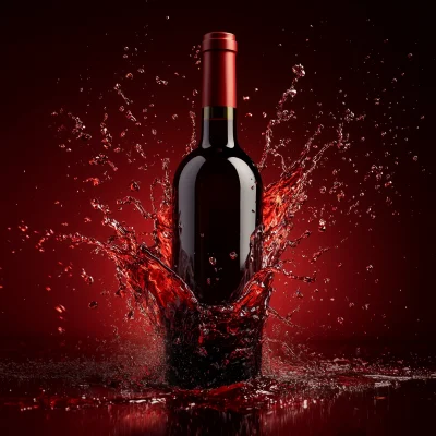 Luxury Wine Splash