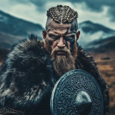 Viking Warrior Portrait