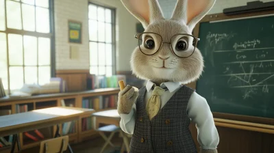 Wise Rabbit Teacher