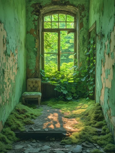 Abandoned Mossy Scene