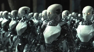 Dystopian Robot Army