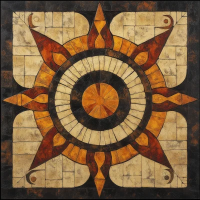 Cañari Sun Symbol