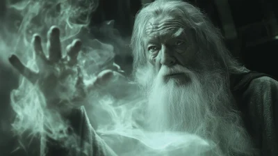 Cinematic portrayal of Merlin the Wizard