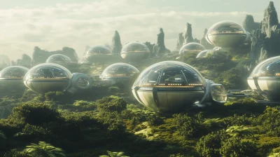 Futuristic Space Colonization