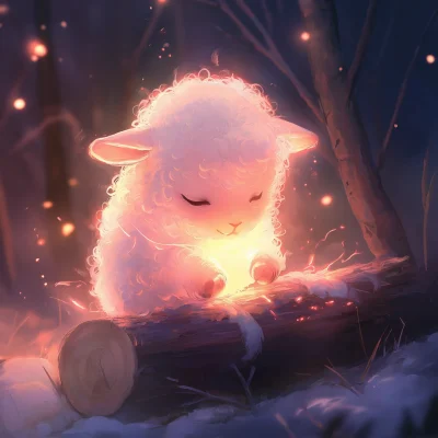 Glowing Little Lamb