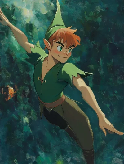 Peter Pan Flying