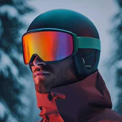 Skiing Sunglasses Design