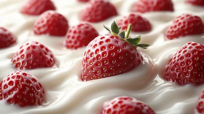 Milk and Strawberry