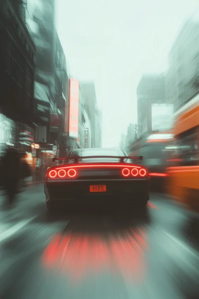 Dramatic Motion of a Nissan Silvia S15