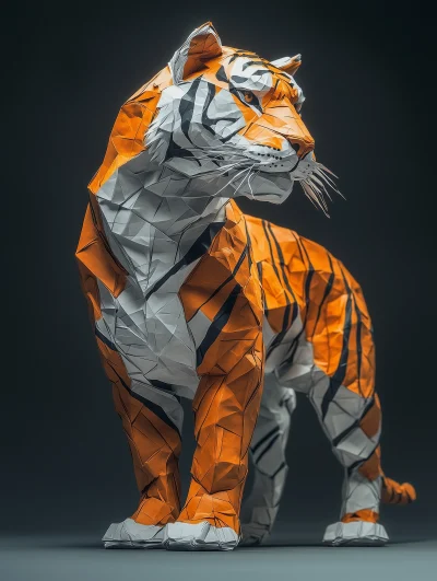 Origami Tiger