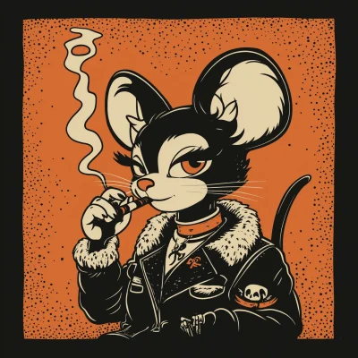 Cool Anthropomorphic Mouse Woman