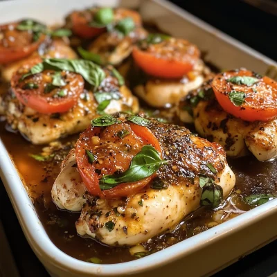 Baked Caprese Chicken