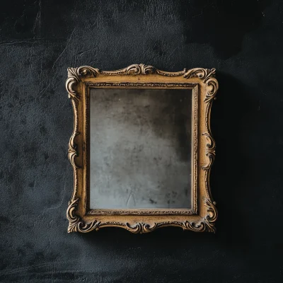 Ornate Square Mirror