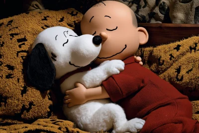 Snoopy and Charlie Brown