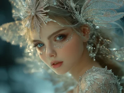 Winter Snowflake Fairy