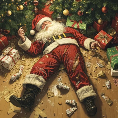 Santa’s Christmas Aftermath