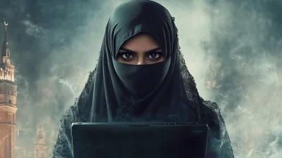 Laptop Bomber Wife Poster