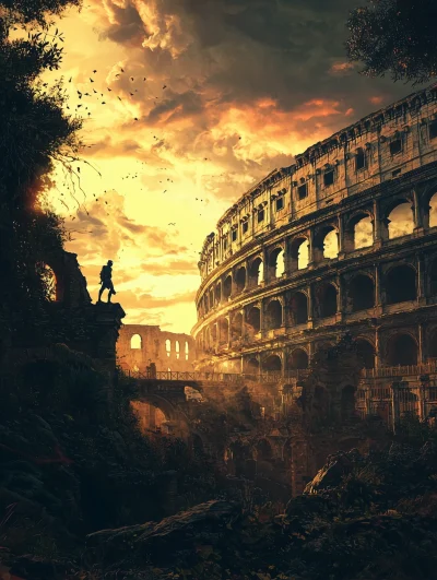 Epic Colosseum Landscape