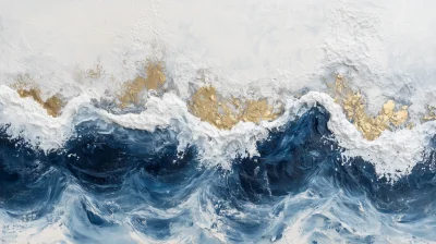 Ocean Waves Abstract