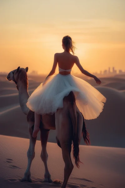 Ballerina in the Desert