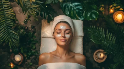 Woman Undergoing Skin Treatment