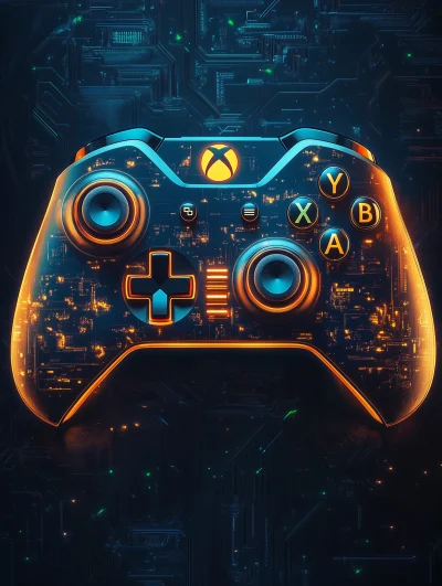 Cyberpunk Xbox Controller