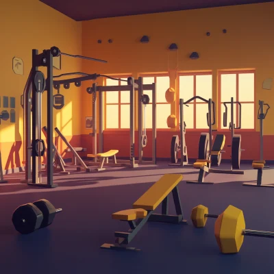 90’s High School Gym