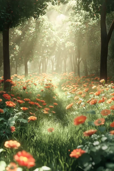 Animated Flower Field