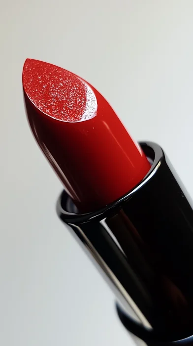 Close Up of Red Lipstick