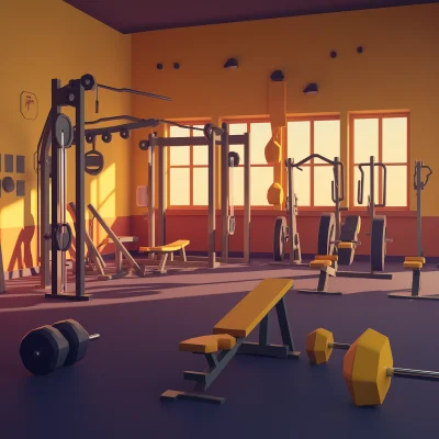 90’s High School Gym