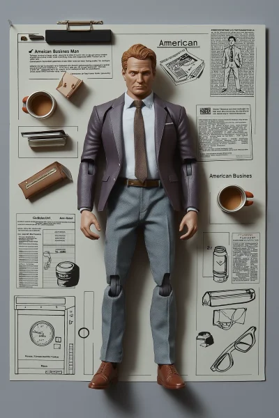 American Business Man Action Figure