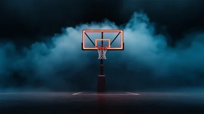 Dramatic Basketball Court