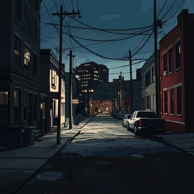 Urban Vector Scene