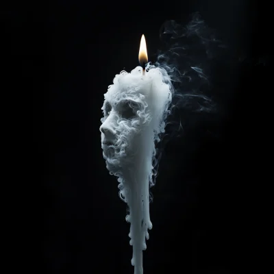 Candle Smoke Face