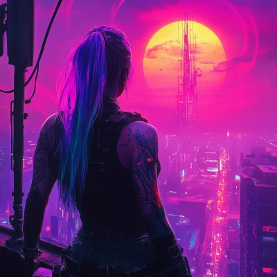 Cyberpunk Sunset