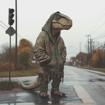 Drunken Dinosaur at the Crossroads