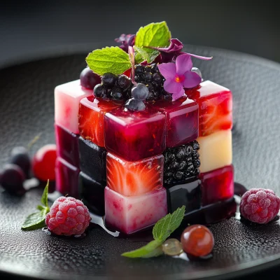 Luxury Berry Dessert