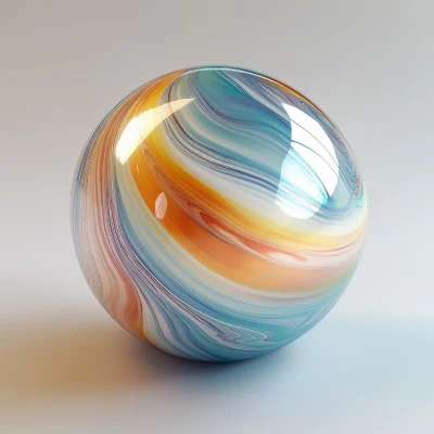 Colorful Glass Marble