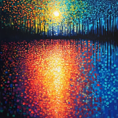 Reflective Dot Art