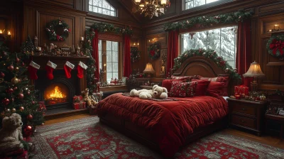 Cozy Christmas Lounge