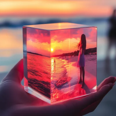 Surreal Beach Diorama